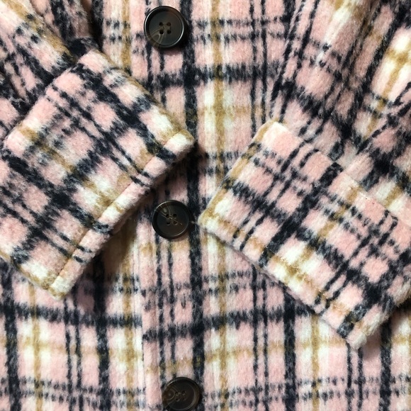 Avec Les Filles Pink Plaid Shacket - Picture 9 of 16